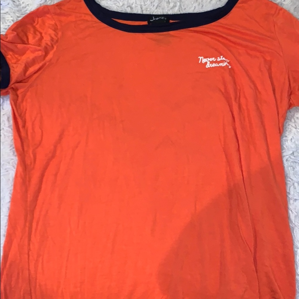 Orange shirt